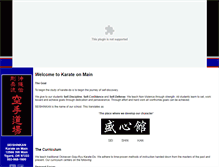 Tablet Screenshot of karateonmain.com